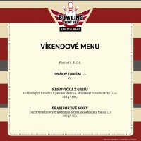 VÍKENDOVÉ MENU !